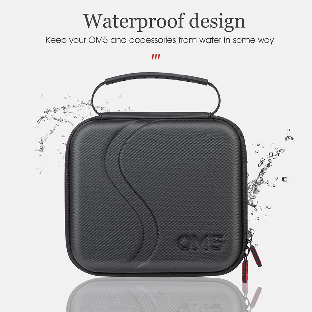 

Portable Storage Bag Travel Protective Shoulder Strap Waterproof Handheld Case Compatible For Dji Om 5 Gimbal Stabilizer black 1110109#0