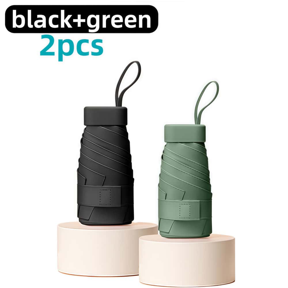 55% Off Mini Sun Umbrella Small Pocket Rain Folding Umbrella Ultra-Light UV Protection Umbrella Pocket Parasol,Rain Or Shine