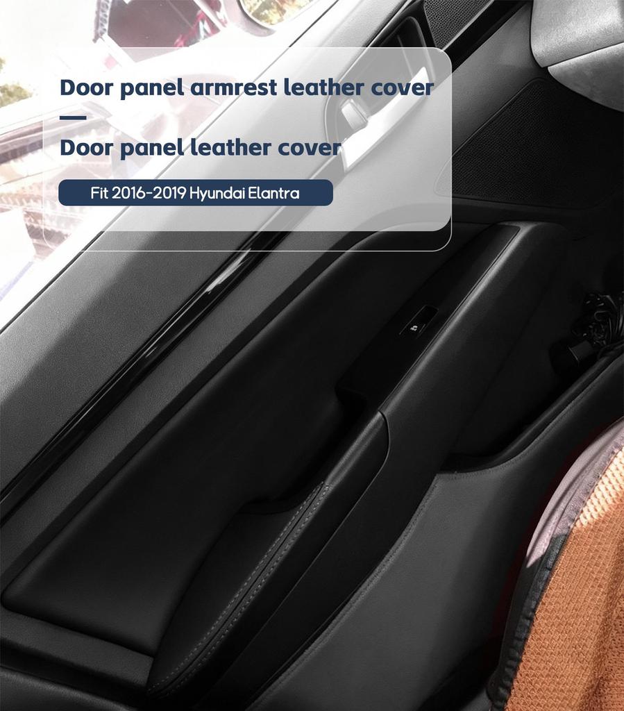 Hyundai Elantra 16-19 Leder Türverkleidung Armlehne Aufbereitung.