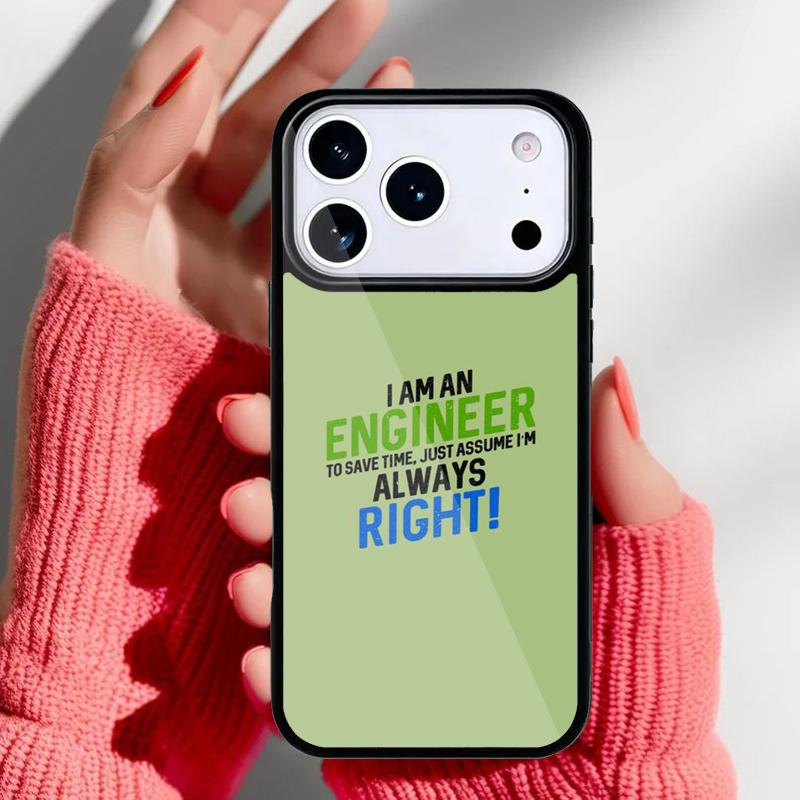 I M An Engineer I M Good At Maths Phone Case for iPhone 17 16 15 14 13 Pro Max Back Cover for 12 11 Pro Coque