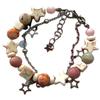 Fashionable Star Alloy Bracelet For Women Stylish Layered Design Friendship Beaded