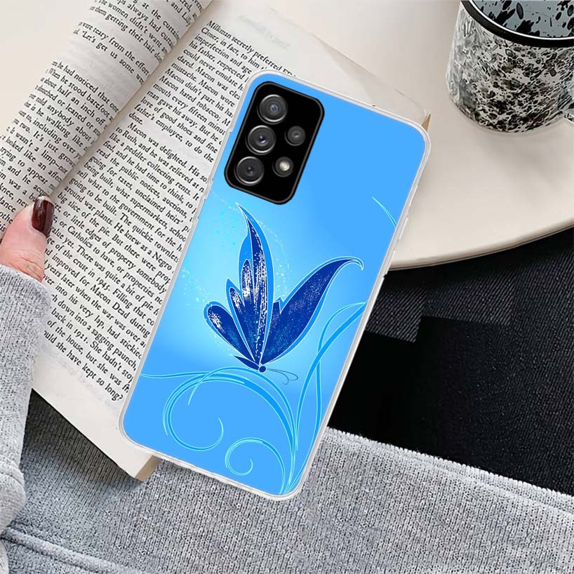 Butterfly Stand Phone Case for Samsung Galaxy A17 A16 A15 A14 A13 A57 A56 A55 A54 A53 A37 A36 A35 A34 A33 A26 A25 A24 A23 Galaxy