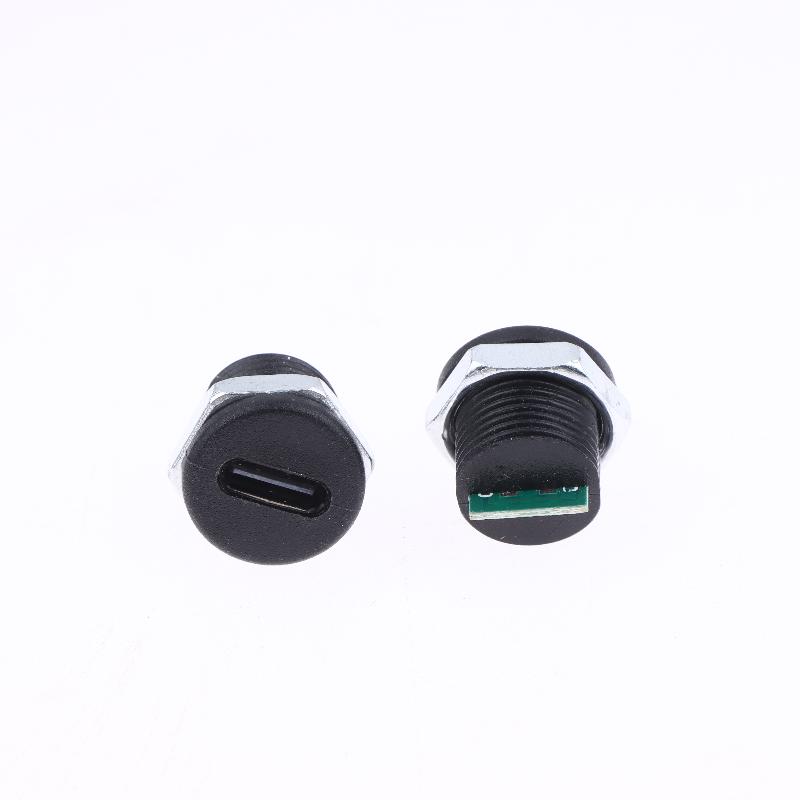 5Pcs 6P Usb Connector Type-C Female Socket Quick Charging Jack Charging Port Type-C Waterproof Soldering Female Connector