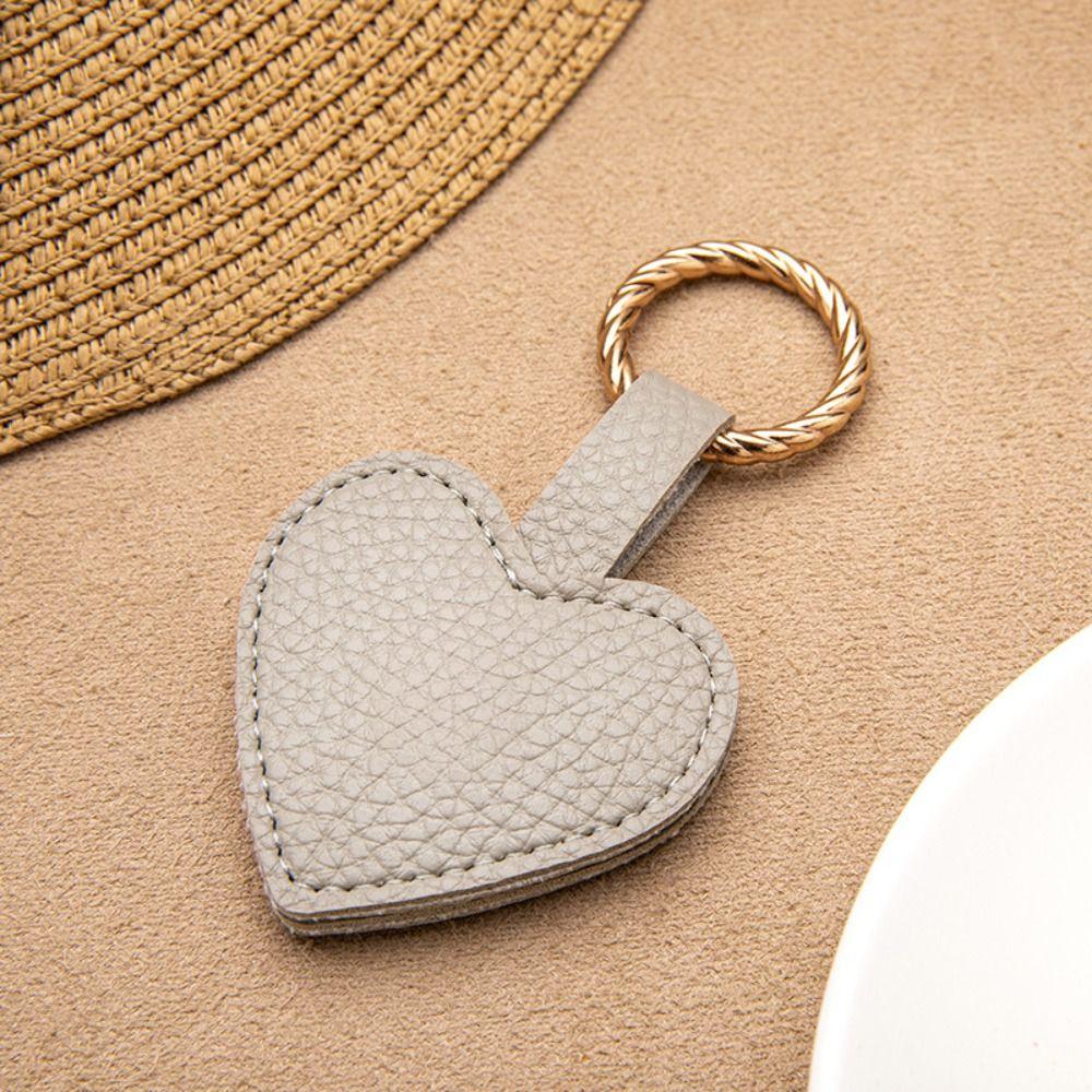Heart Love Shape Hat Holder Anti-lost Pu Leather Magnetic Hat Clip Portable   Girl