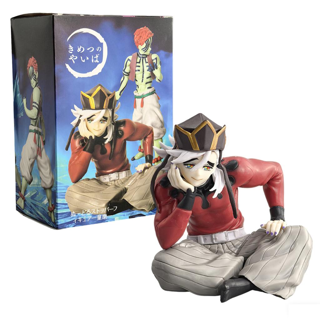 NEU! Anime Demon Slayer Akaza Douma Premium Chokonose Nudelstopper Anime Figur Actionfiguren Sammlung PVC Modell Spielzeug Geschenk