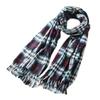 Fashionable Cold Weather Scarves Classic Plaid Scarf for Women, Soft Cashmere-like Winter Shawl Stylish Sweaters with Tassels, Large Warm Wrap