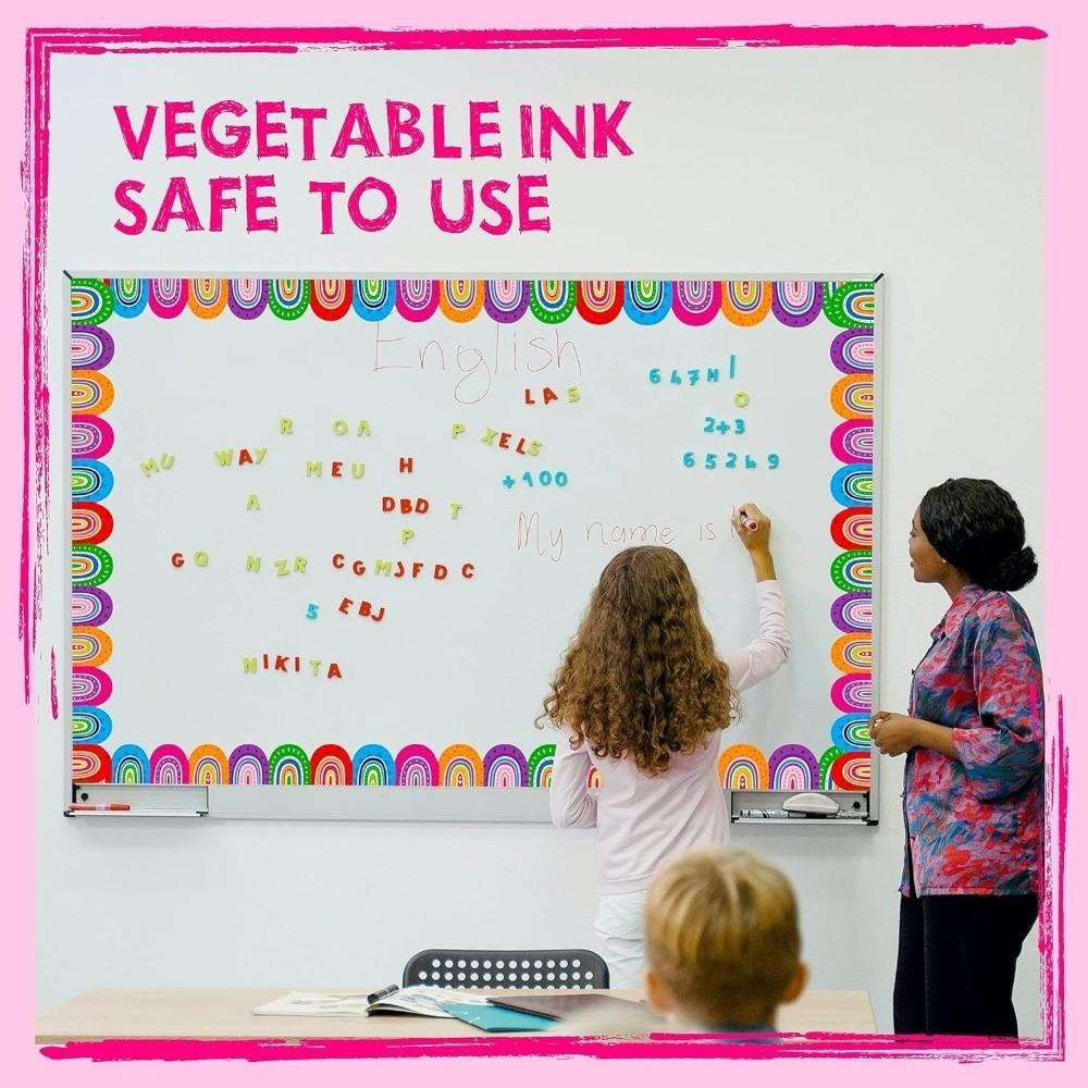 1Roll Creative Self Adhesive Chalkboard Board Border 5.5cm Paper Border Classroom Decors DIY Border Paper Handmade Crafts