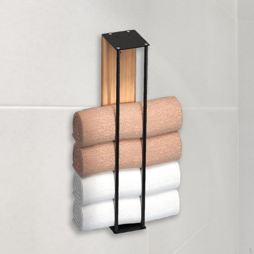 Towel Rack Bath Holder Bathroom Organizer Storage for SPA Washcloths