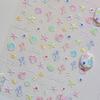 Goldfish in Bag 5D Nail Art Sticker Jelly Like Translucent Goldfish with Bubble Cute Aquatic Manicure Decal DIY