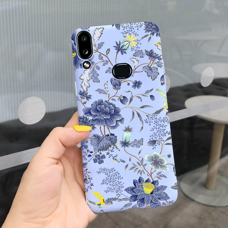 For Phone Case Samsung Galaxy A10s A107 SM-A107F Case Fashion Candy Color Flower Soft Cover For Samsung A10s A 10 S A10 2019 Bag