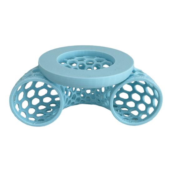 

Плавающий туннель для петушков, напечатанный на 3D-принтере, полый, среда обитания для петушков, мелких рыб, креветок, пещера-укрытие, игрушка для обогащения среды, украшение для аквариума, аксессуары для аквариумов 1pc синий