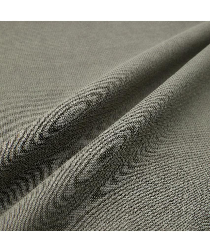 Silijeu Garment Dyed Open Collar Sweater Sawam26581Khd