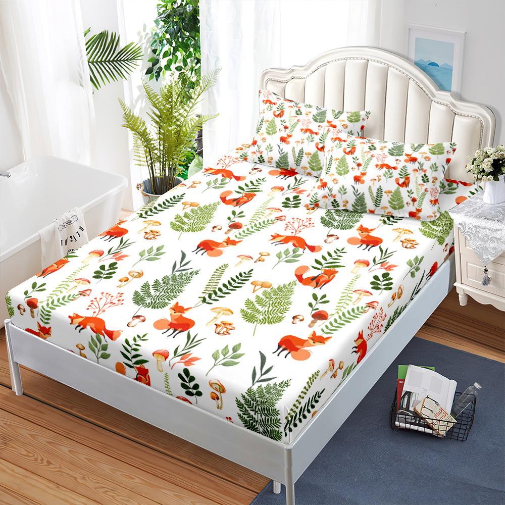 Three-Piece Mattress, Bed Cover, Small Fresh Mattress, Protective Cover, Bed Cover.