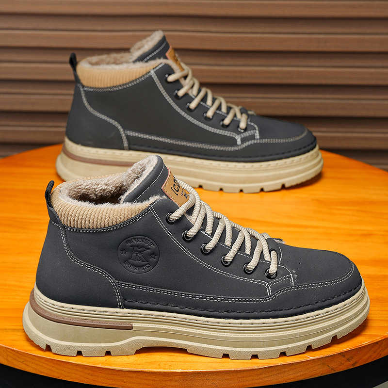 Fashion Hightop Round Foot Tenia For Men Oxford Red Dress Formal Shoes For Man Sneakers Sports Nice Festival Minimalist Outside