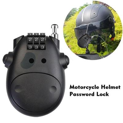 Motorcycle Helmet Password Lock Telescopic Wire Rope Code Lock Steel Cable Suitcase Car Sled Bicycle Password Lock For Bike
