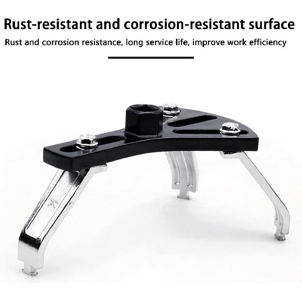 Car Fuel Pump Removal Tool, Adjustable Fuel Lid Tank Cover Collar Ring Spanner, Auto Fuel Pump Lock Ring Removal And Retall Tool, Universal 4.5" To