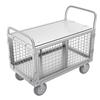 Folding Platform Cart with Low Fence and Silent TPR Wheels