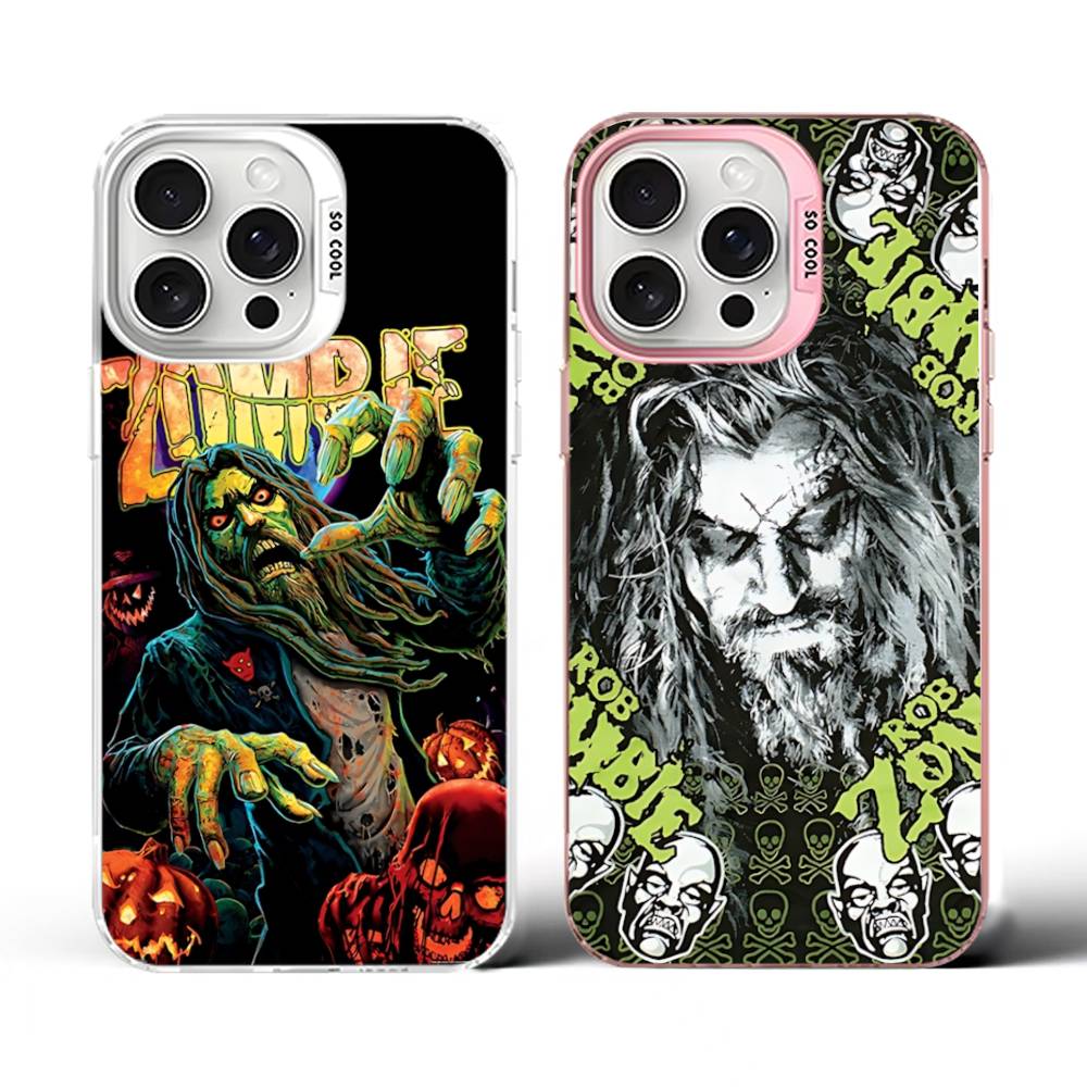 R-Rob Singer Z-Zombie Heavy Metal Band Phone Case For IPhone 17 16 Plus Pro Max 15 14 13 12 11 Matte Colorful Covers