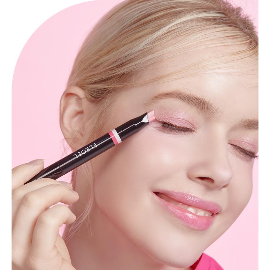 ELROEL Blanc Double Shadow Stick – 1.4g 4 types/ Dual shades, Make-Up, , Korean Cosmetics, Kbeauty