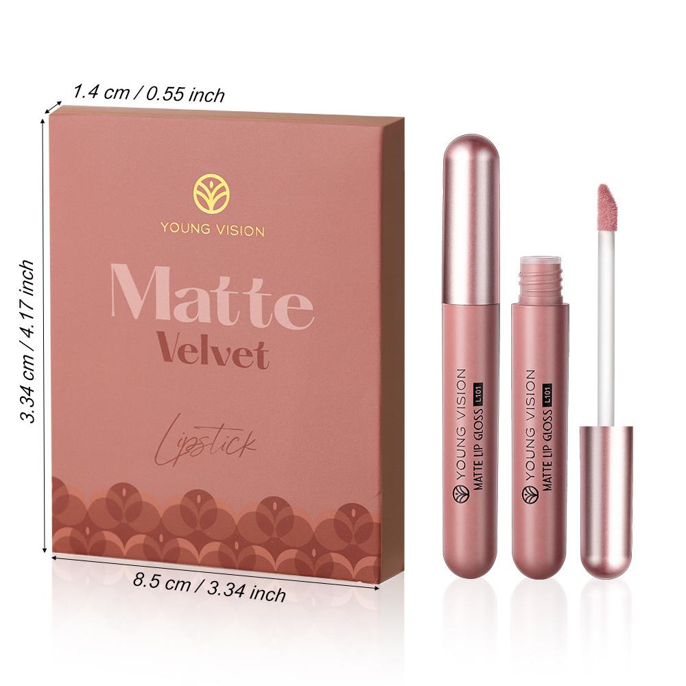 6-color Matte Matte Lip Gloss Set Lip Glaze Set Velvet Lipstick Long-lasting Waterproof Non-smudged and Not Easy To Fade Makeup Lipstick Set