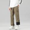 Winter Fleece Thickened Shock Pants Men's Outdoor Overalls Pants