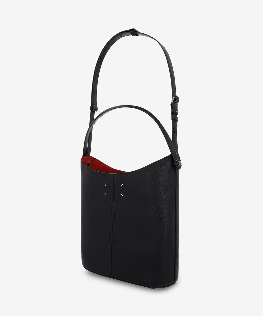 Maison Margiela Dressage Hobo Shopper Bag - Black:Orange / Sb2Wd0096P7268Hb317