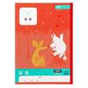 Apika Moomin Study Japanese 12 Lines Per B5 10 LU412R Notebook, Language, Page, Size, Notebooks,