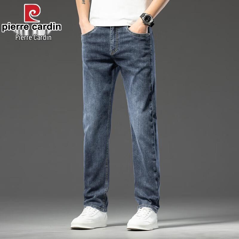 Pierre Cardin Men s Loose Straight Thin Denim Jeans 29