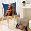 SSabrina Carpenter Singer Pillow Case Living Room Accent Couch Back Support Square Lounge Restful Nap Companion ?