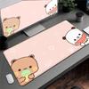 Anime Mauspads Kawaii Bubu Dudu Laptop Büro Erweiterte Schreibtischmatte PC Gaming Zubehör HD Druck Niedlicher Gummi Teppich Rutschfeste Tastatur