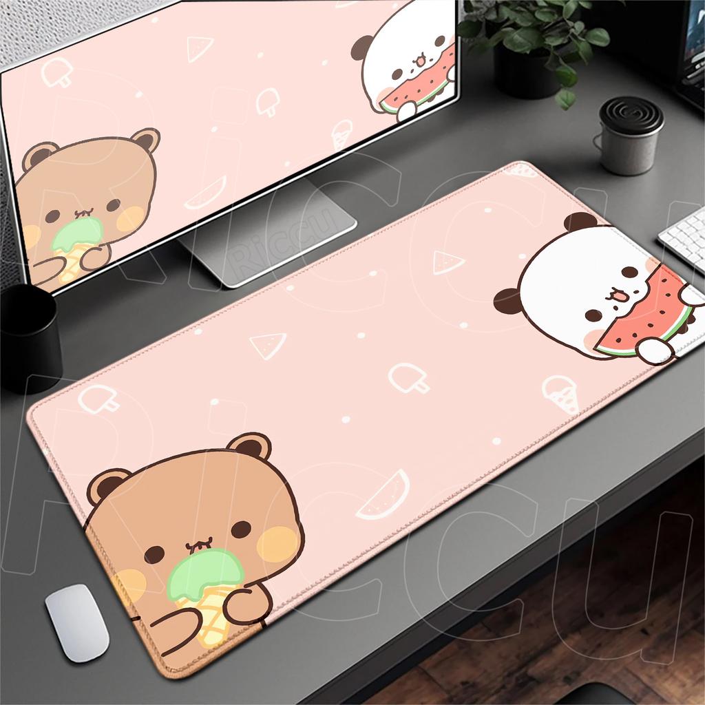 Anime Mousepad Kawaii Bubu Dudu Laptop Office Extend Deskmat PC Gaming Accessories HD Print Cute Rubber Carpet Non-slip Keyboard