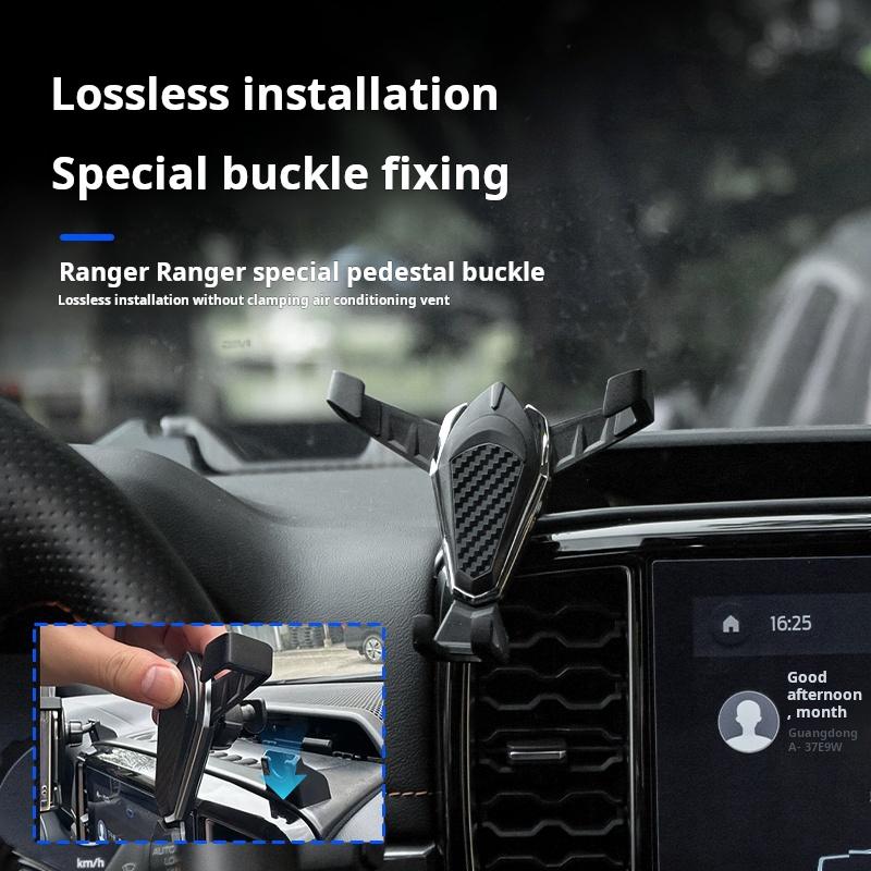 Car Center Navigation Screen Back Phone Mount Holder For Ford Ranger 2025 2025 2025 Auto Mobile Phone Stand Car Accessories Sets