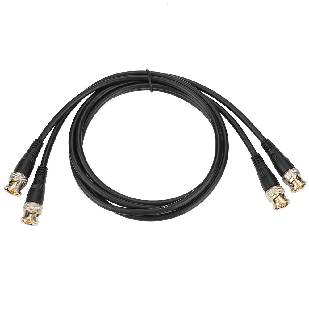 2pcs P1013 BNC Q9 Male Plug Oscilloscope Test Probe Cable   100cm 50ohm
