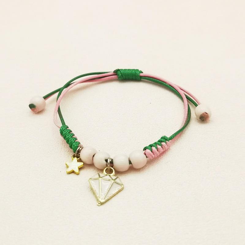 Handmade Cartoon Woven Bracelet for Couples and Friends