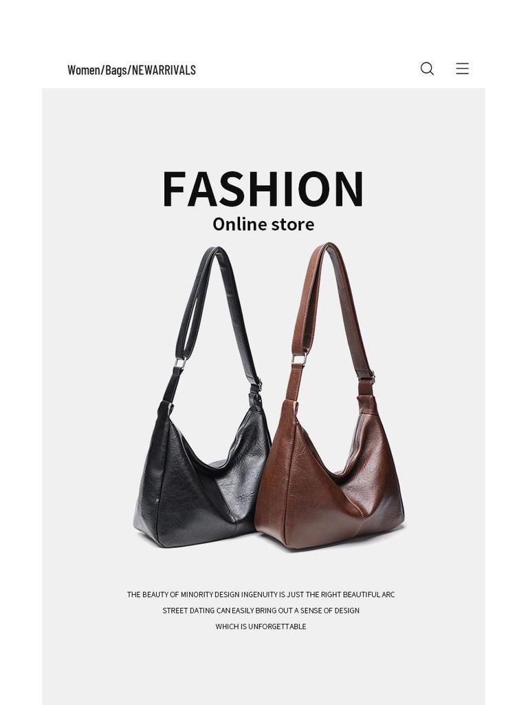 Retro Myer Large-Capacity Tote Bag: Fashionable, Versatile, Commuter-Friendly, High-End, Single-Shoulder, Crossbody Women's Bag.