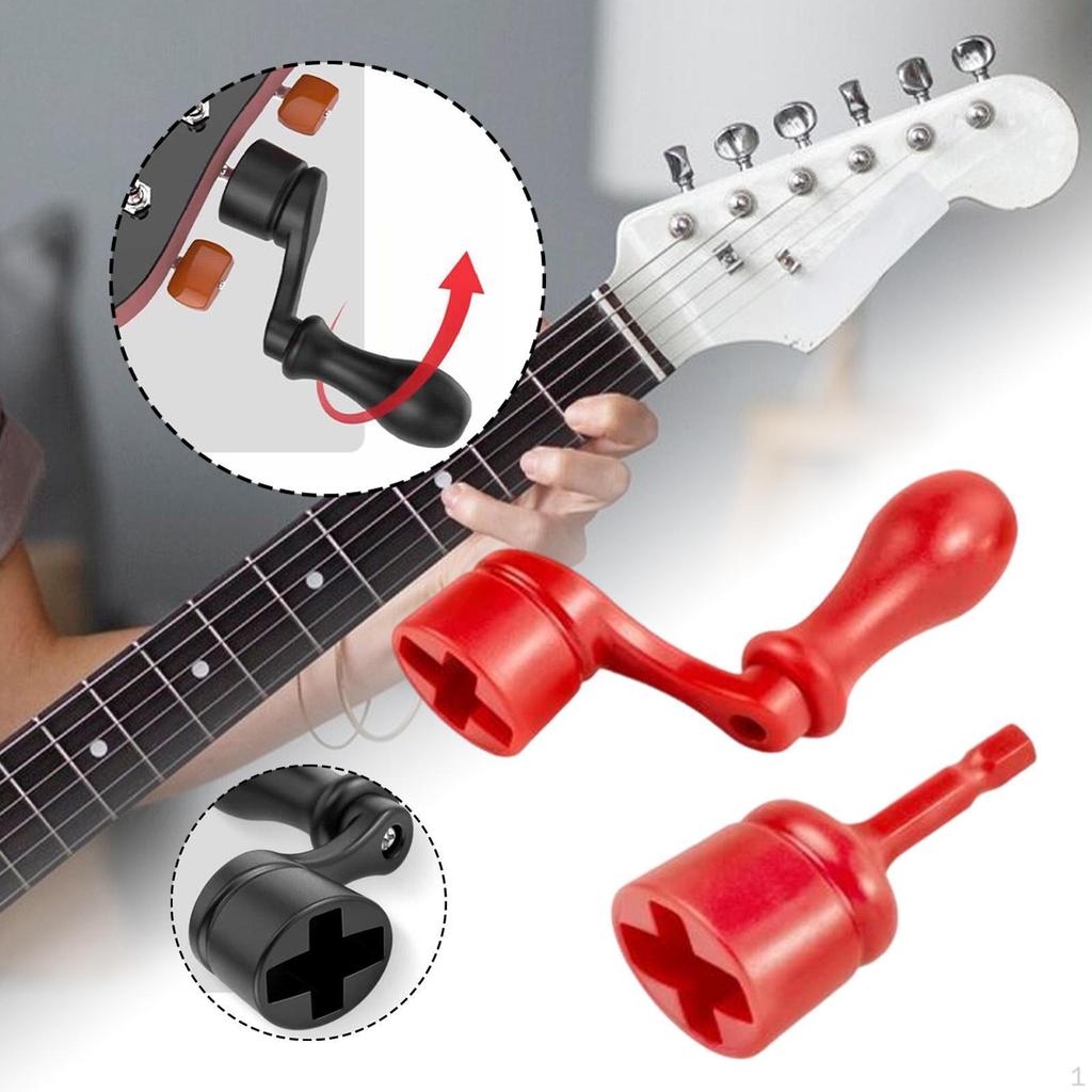 Guitar String Winder - Ergonomic Professional Tuning, Maintenance, And Repair Tool for Ukuleles