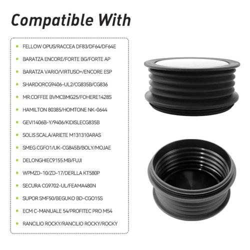 Cryfokt Grinder Blowing Bean Bin, Food-Grade Silicone Coffee Grinder Blowing Tool, Coffee Grounds Removal Tool, Universal Coffee Grinder Cleaning Tool