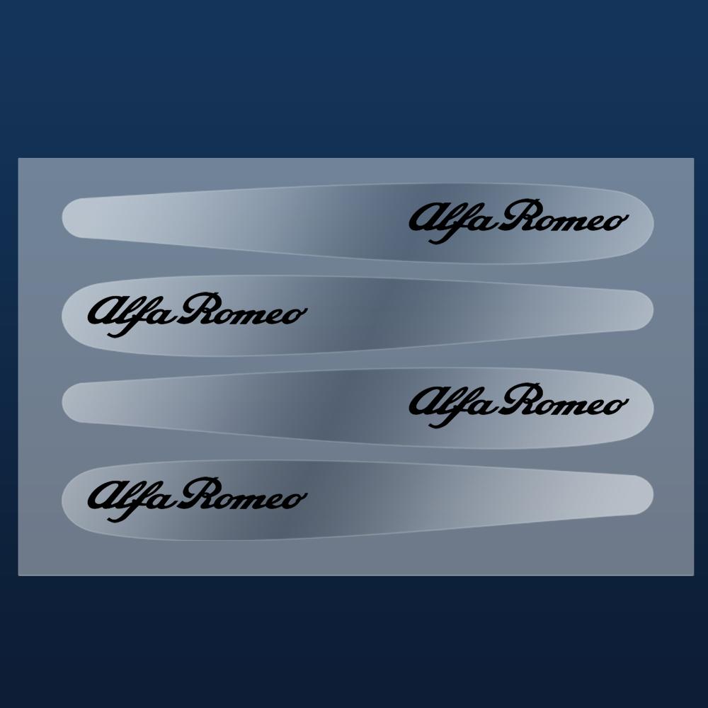 

For Alfa Romeo 4/8pcs Car Door Handle Cup Anti-scratch Sticker Protection Film For Alfa Romeo 159 147 156 166 164 Stelvio Giulie