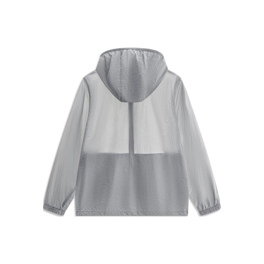 Li Ning China Color Series Ultralight Breathable Cool Technology Zip-Up Hoodie UPF50+ Sun Protection Jacket Men Jacket Blue AFDU361-5