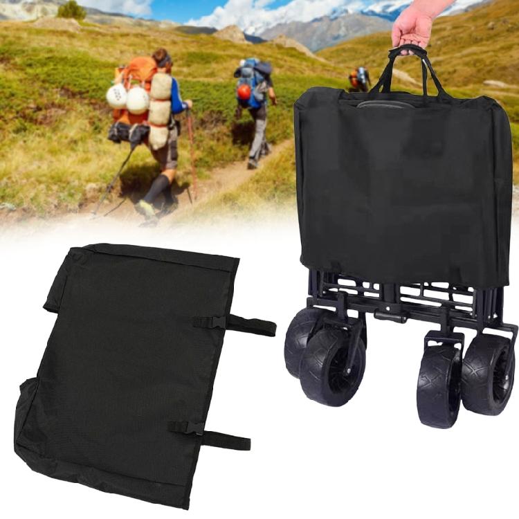 Outdoor Garden Cart Rain Cover Folding Wagon Bag Oxford Cloth Garden Wagon Protective Cover Storage Bag Easy to Use