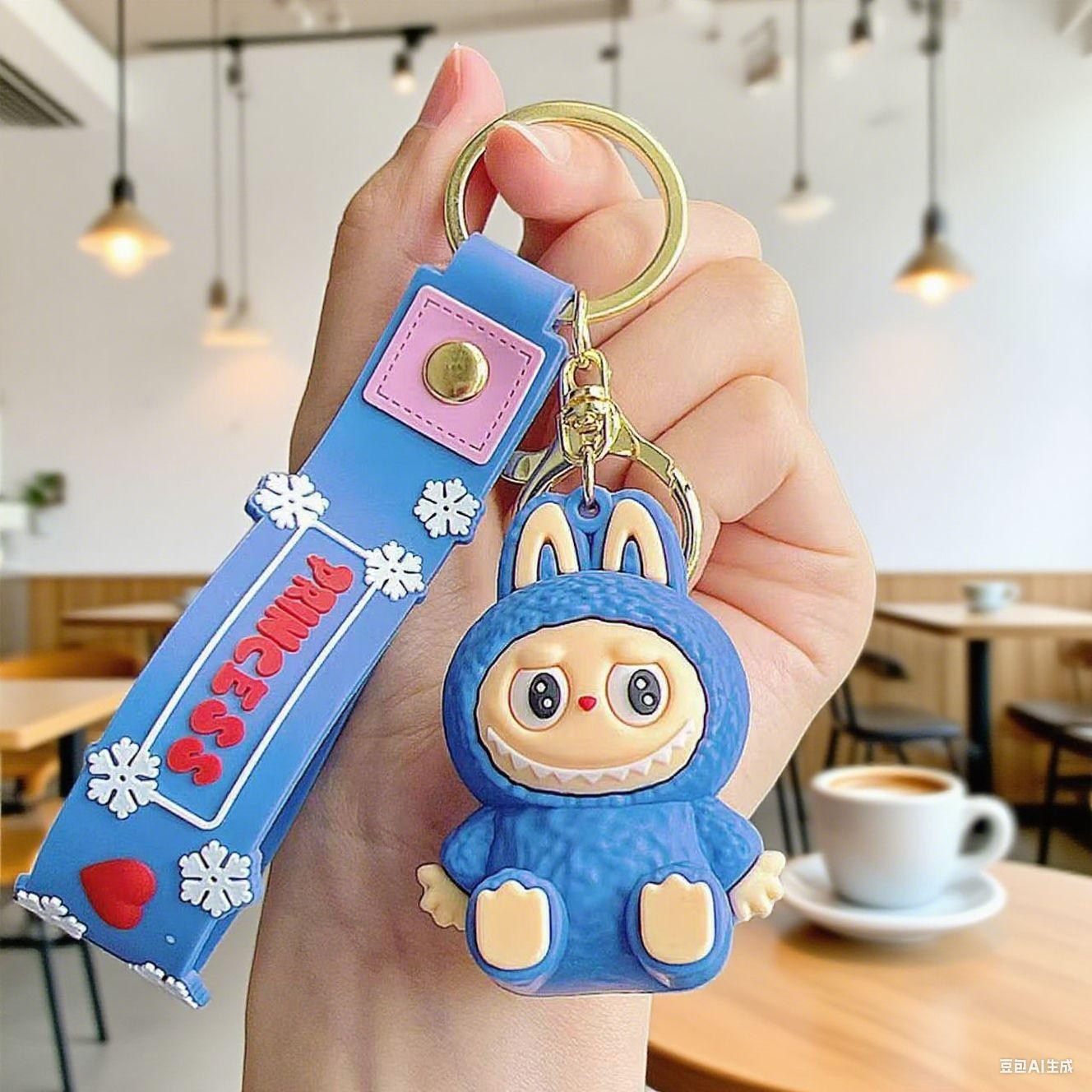 

Cartoon Keychain Pendant, Cute Little Sheep Doll, Gift Bag, Keychain.