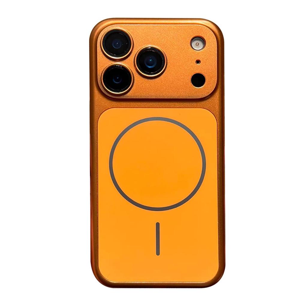 Magnetic Thin Ring Frosted iPhone 17 Pro Max Case with Large Window Skin Feel