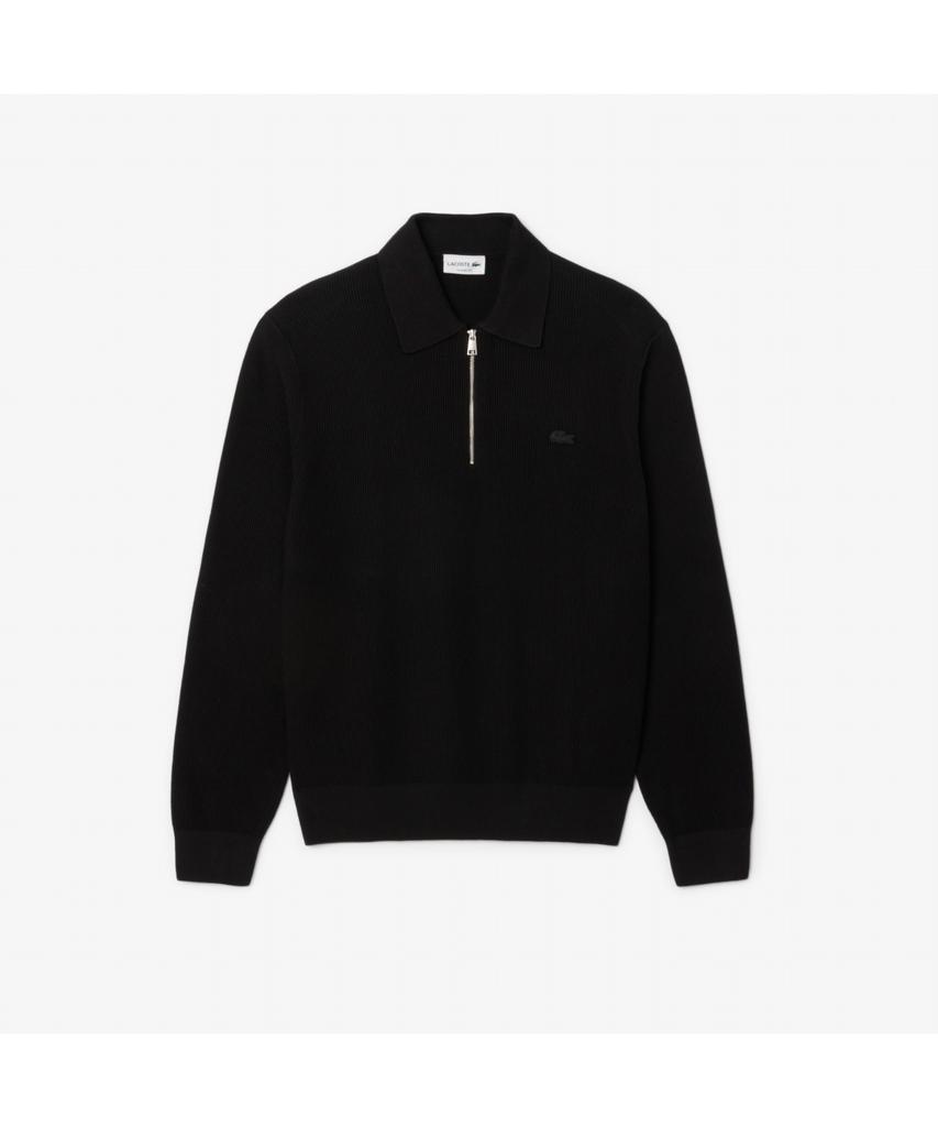 LACOSTE Men'S Wool Cotton Half-Zip Collared Sweater Ah5187-55N 031