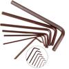 8 Stück Kleines Sechskantschlüssel-Set 0,7, 4 mm Sechskant L-Form Legierungsstahl Werkzeuge für präzise Reparatur und Montage von Kleingeräten