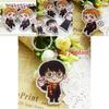 Cartoon Harry Potter Snape Malfoy George Bill Movie Character Pendant Keychain For Gift Giving And Travel Souvenir
