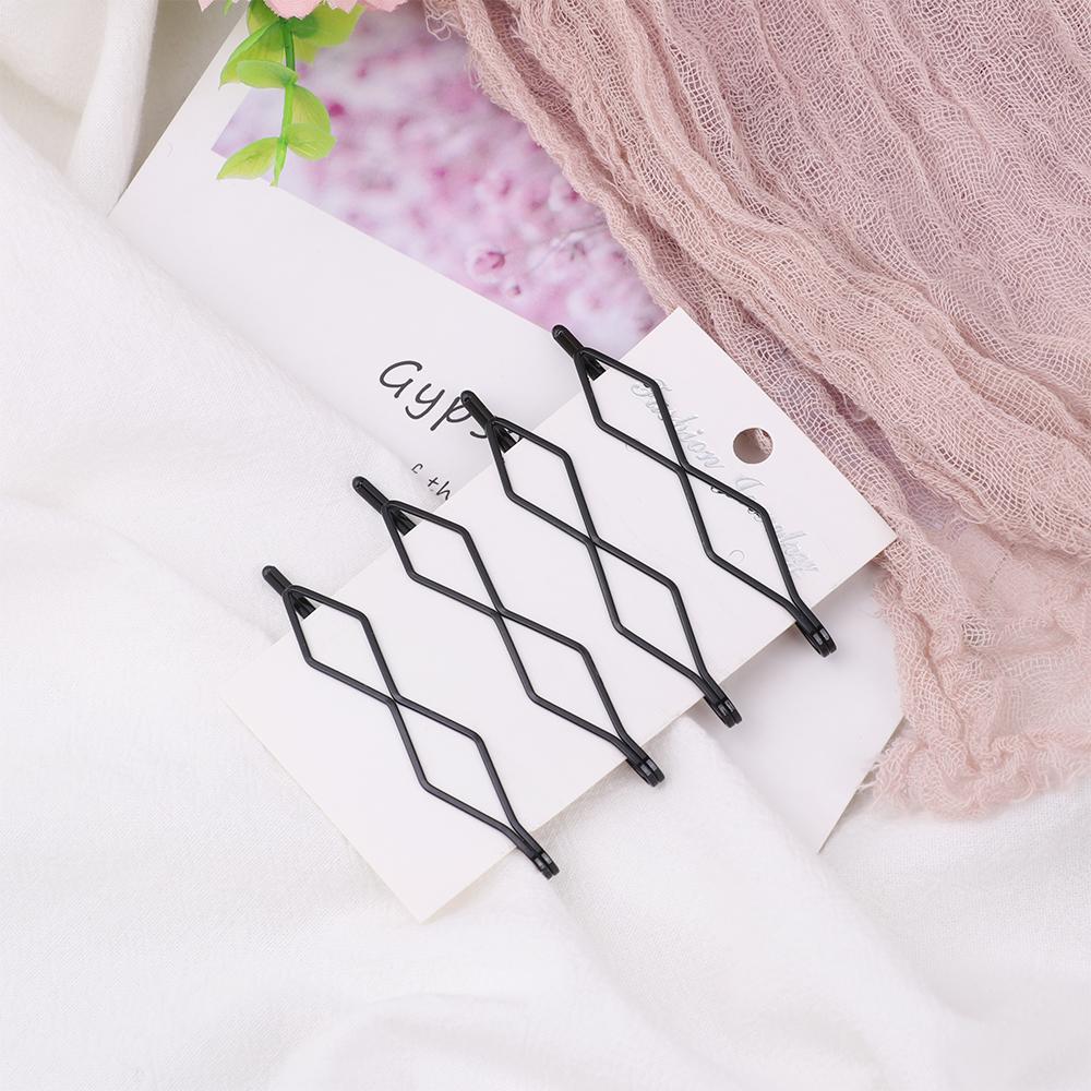 Fashion Metal Hair Accessories Girls Hairgrips Bobby Pins Geometric Rhombus Geometry Hair Clip