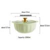 Ceramic Double-Handled Large Soup Bowl with Lid - High-End Design, Ideal for Home Use, Sauerkraut Fish, and Commercial Soups.