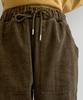 Jikeulib Corduroy String Banding Jogger Pants