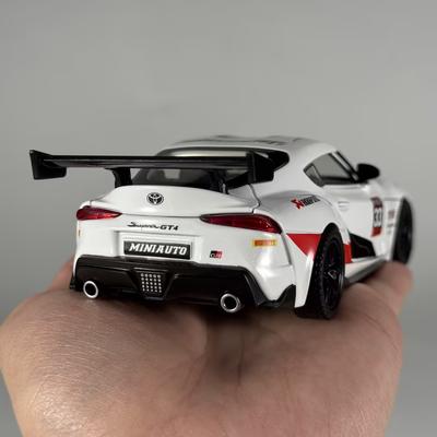 1:32 Toyota Supra GT4 GR Track Version Supercar Alloy Metal Diecast Model Car Home Trendy And Desktop Display Ornaments Birthday