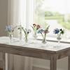 Mini Glass Flower Decor Handmade Colored Glaze Hand-blown Glass Flower Simulation Floral Gift Floral Decoration Home Decoration